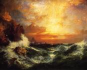 Sunset near Land's End, Cornwall, England - 托马斯·莫兰